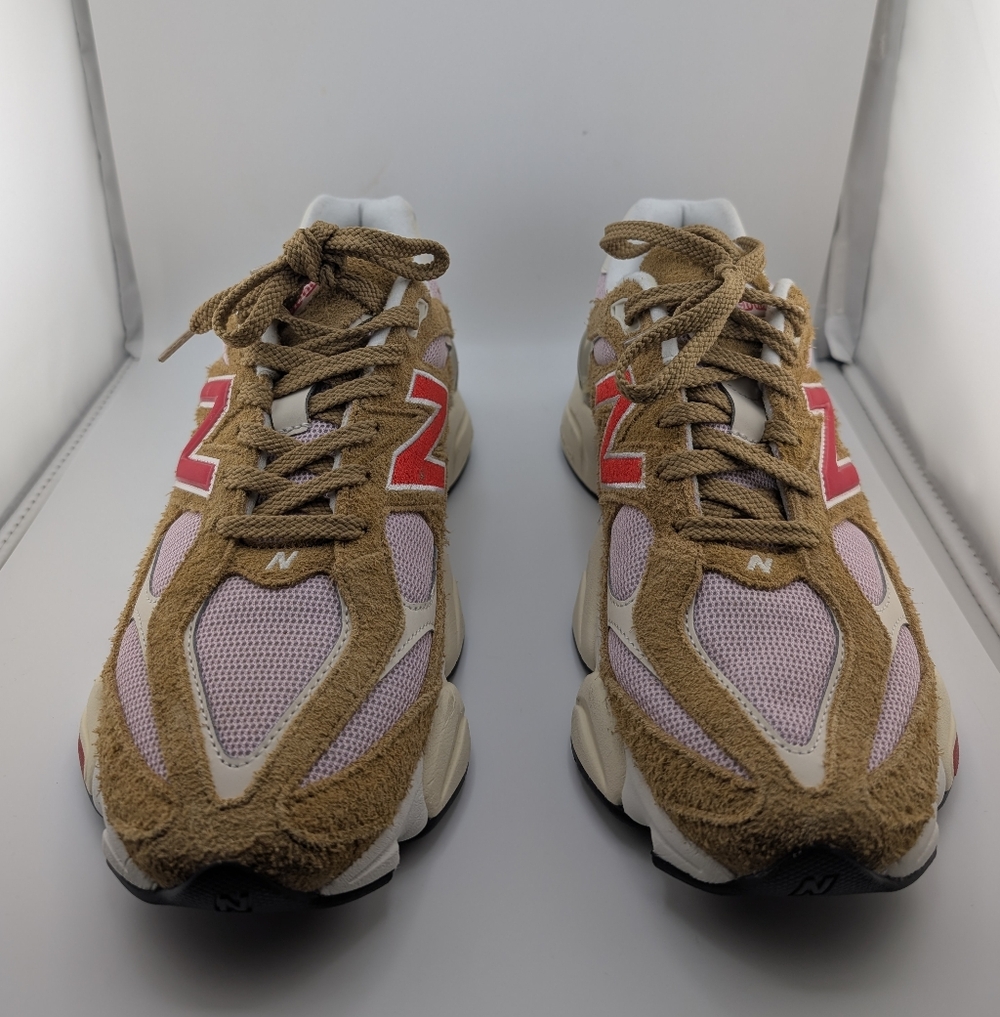 New Balance 9060 - Brown, Pink, And Red